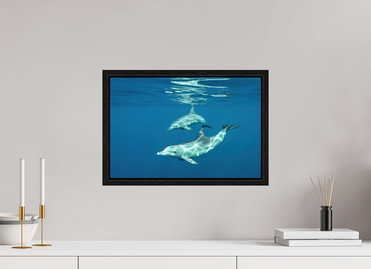 45 x 30 cm, Floater Frame Presentation