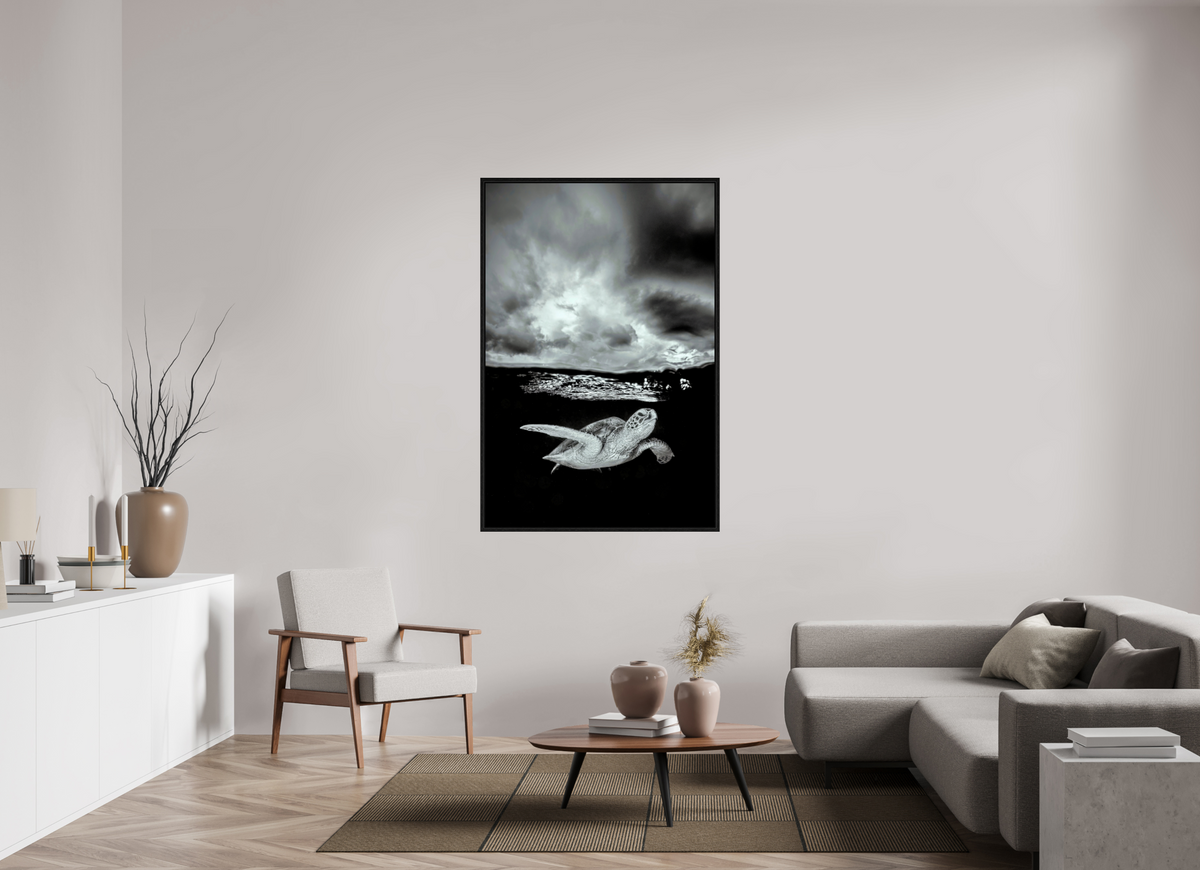 100 x 150 cm, Floater Frame Just Below