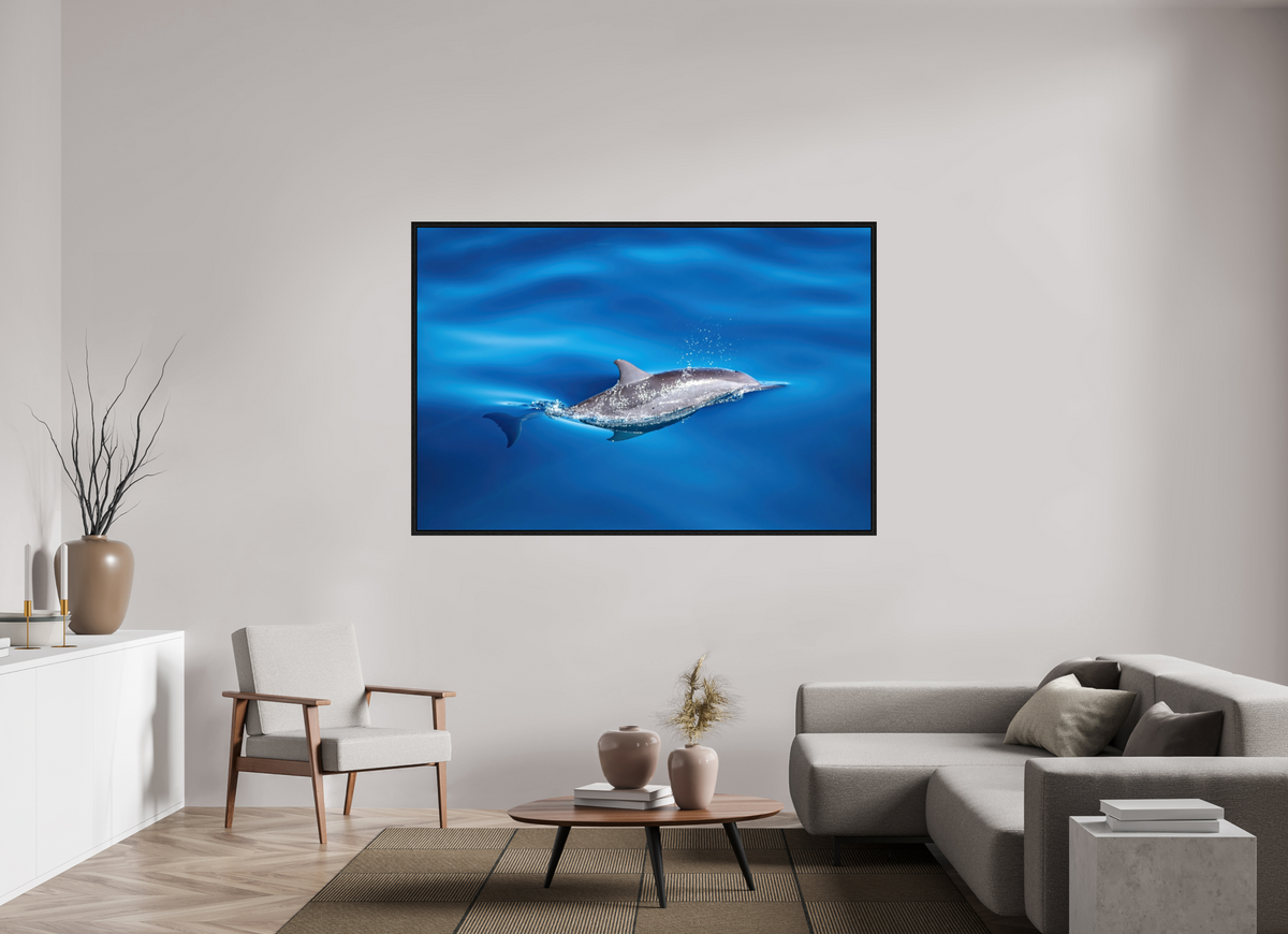180 x 120 cm, Floater Frame Shape of Water