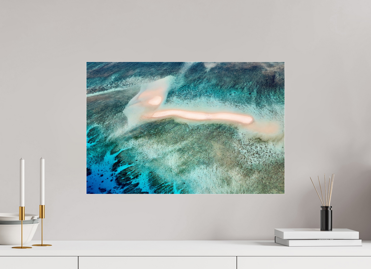 60 x 40 cm, Photo Print Under Acrylic Glass The Sea's Signature