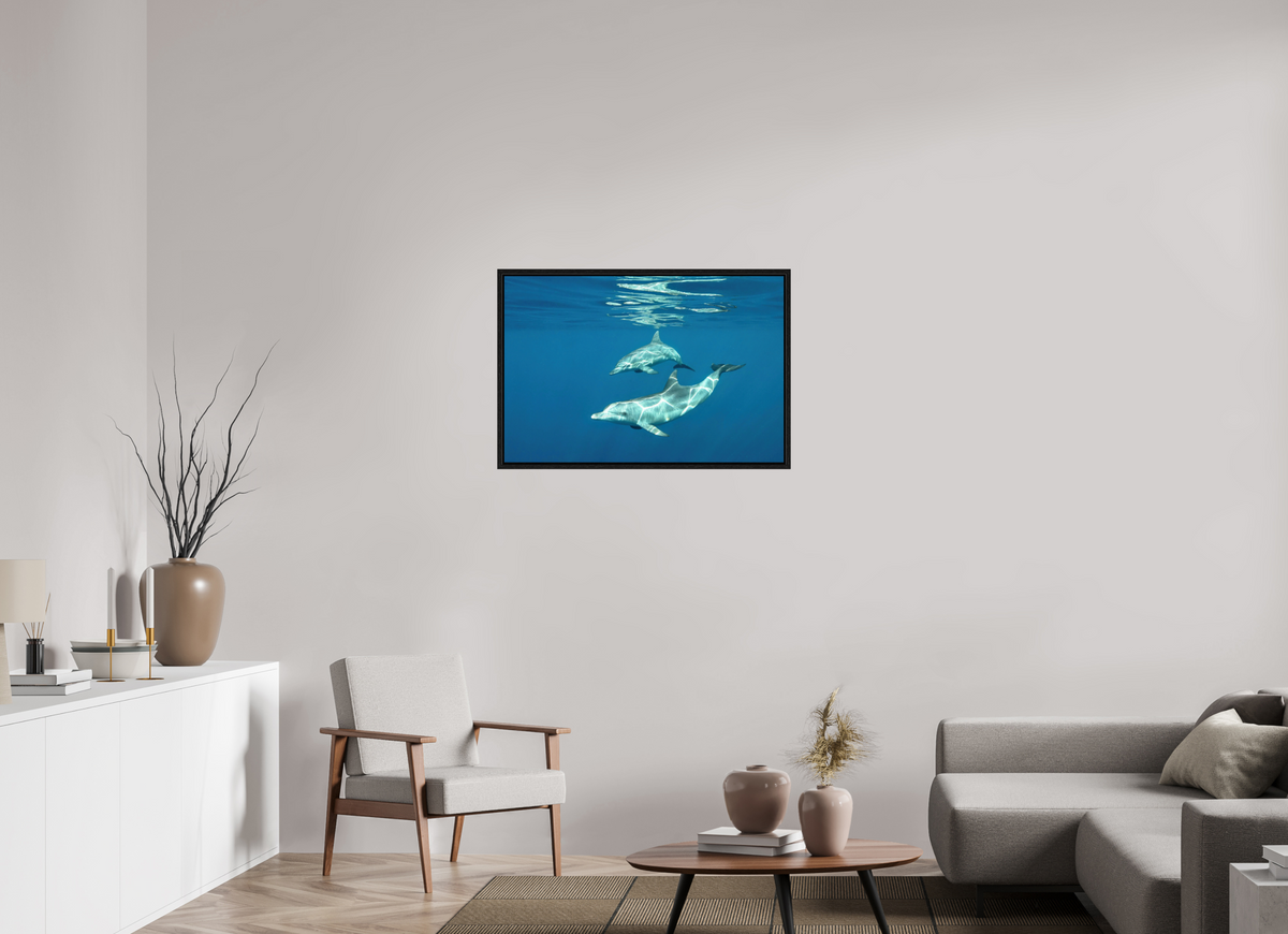 90 x 60 cm, Floater Frame Presentation