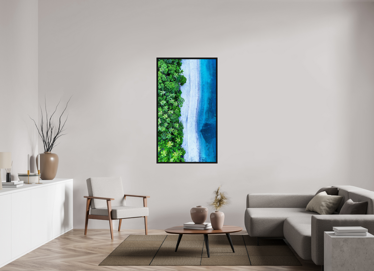 81 x 144 cm, Floater Frame Where Worlds Meet