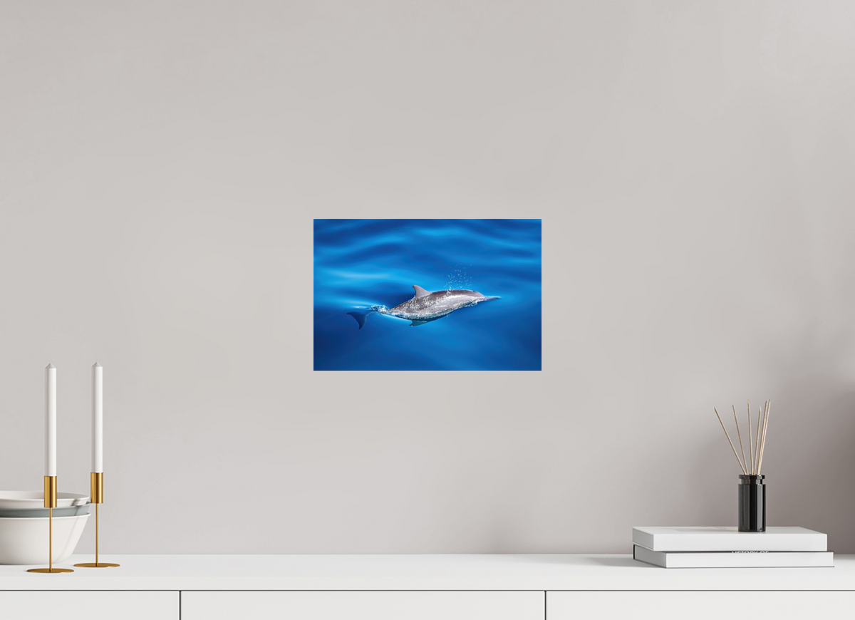 30 x 20 cm, Photo Print Under Acrylic Glass Shape of Water