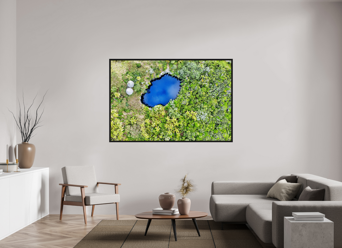 180 x 120 cm, Floater Frame The hidden mirror