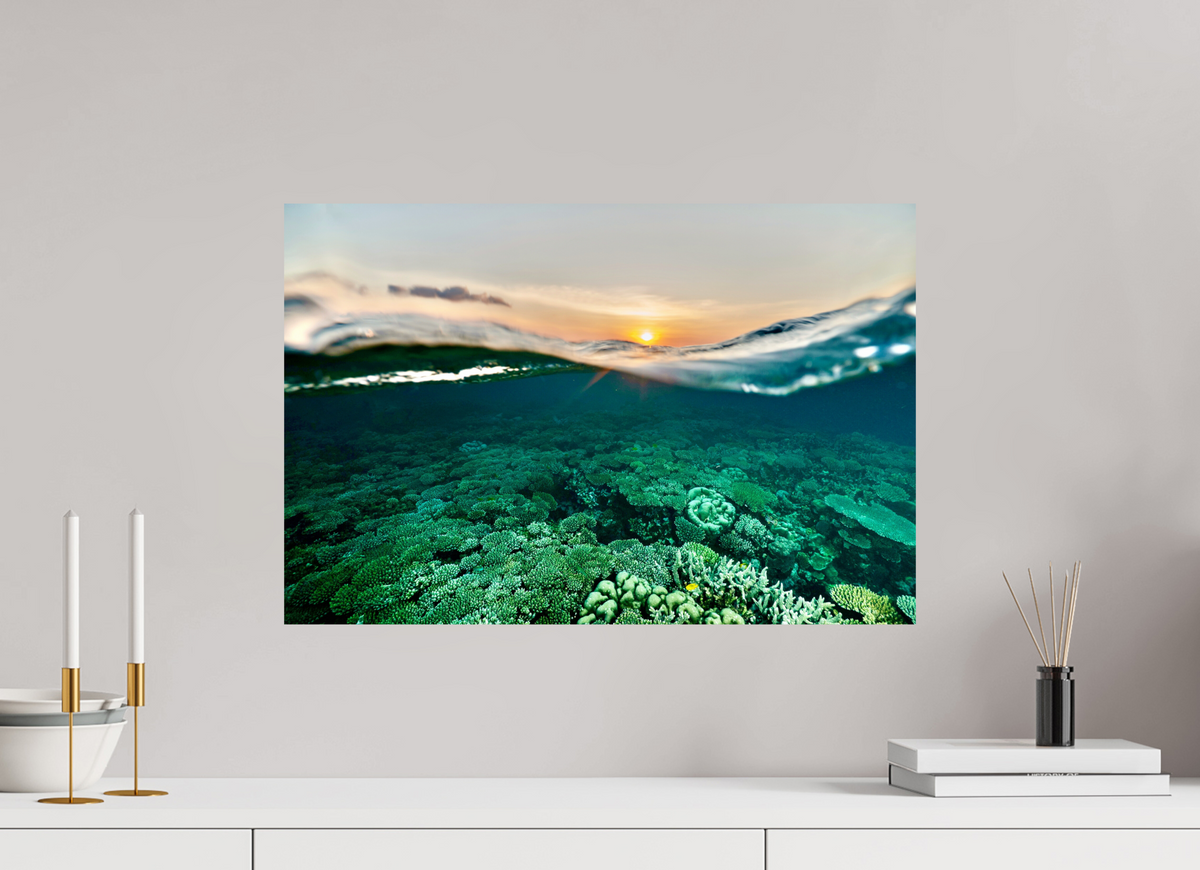 60 x 40 cm, Photo Print On Fuji Crystal DP II Sunrise reef