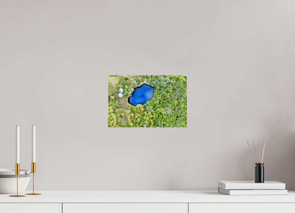 30 x 20 cm, Photo Print Under Acrylic Glass The hidden mirror