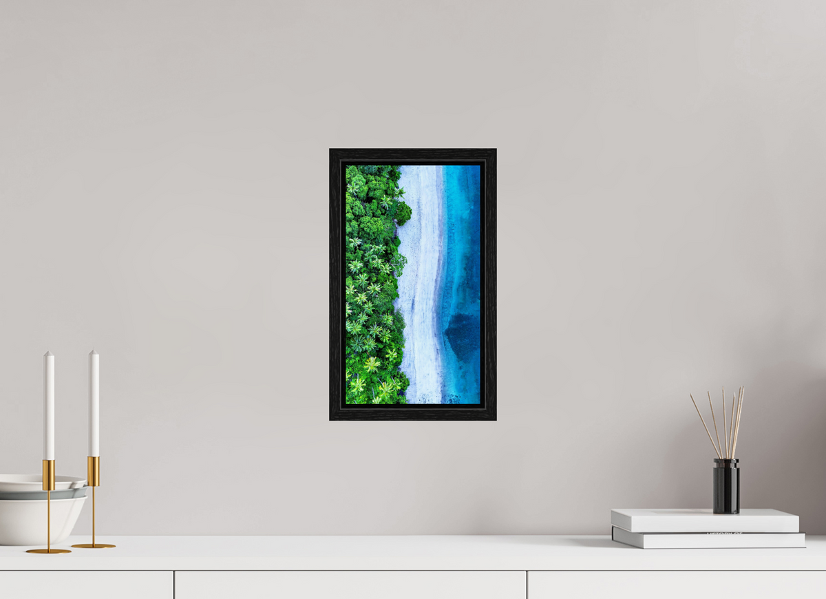18 x 32 cm, Floater Frame Where Worlds Meet