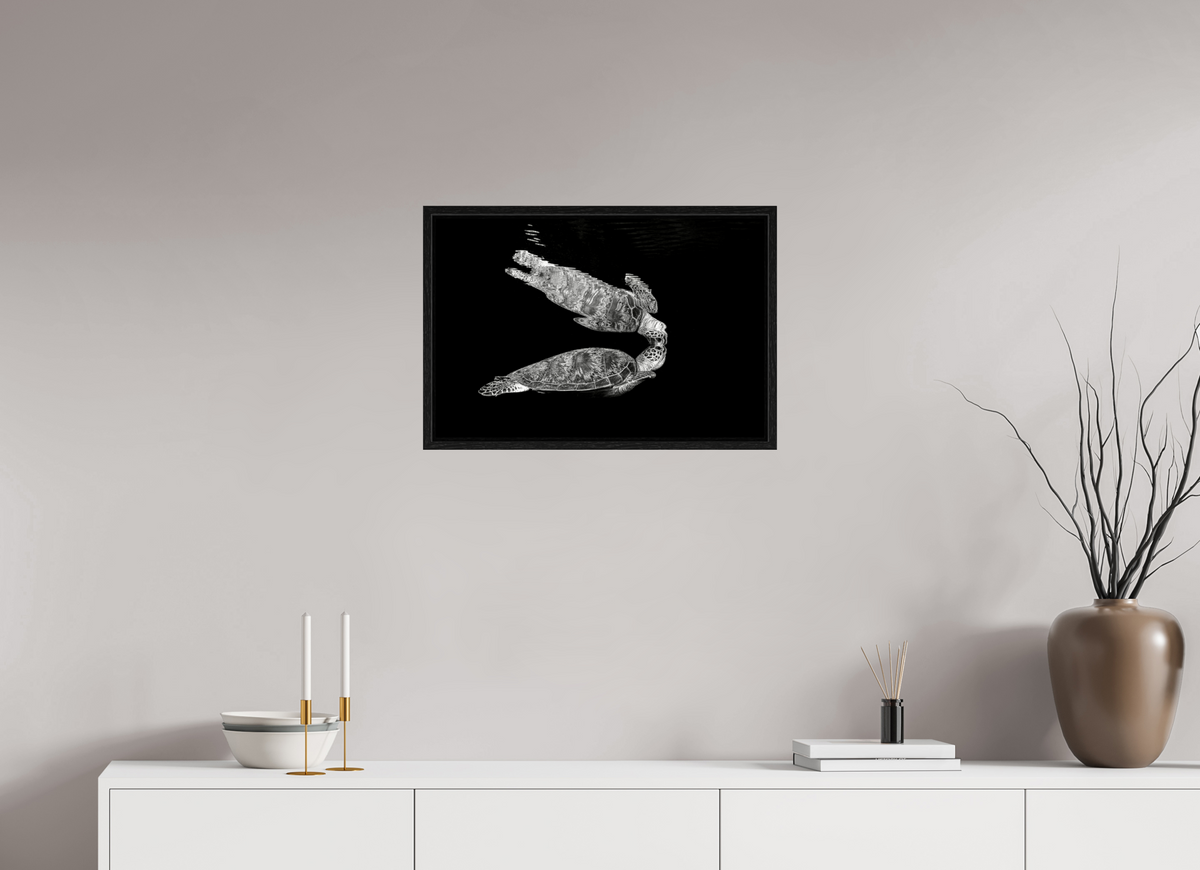 60 x 40 cm, Floater Frame Reflection