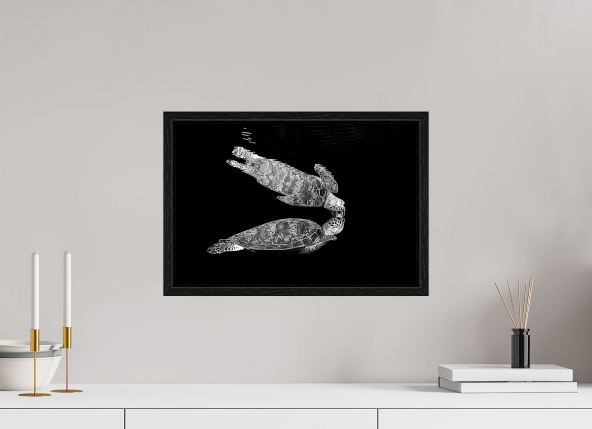 45 x 30 cm, Floater Frame Reflection