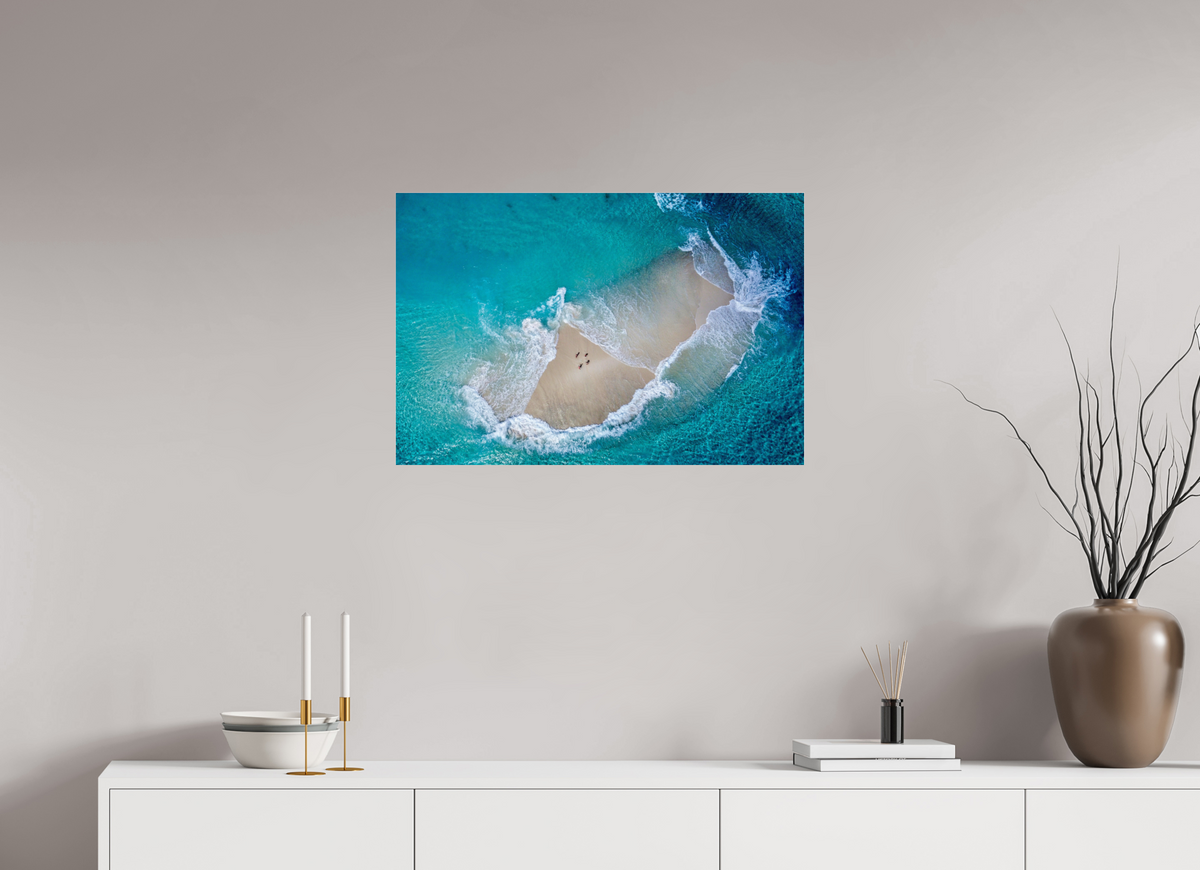 75 x 50 cm, Photo Print Under Acrylic Glass Island of Silence