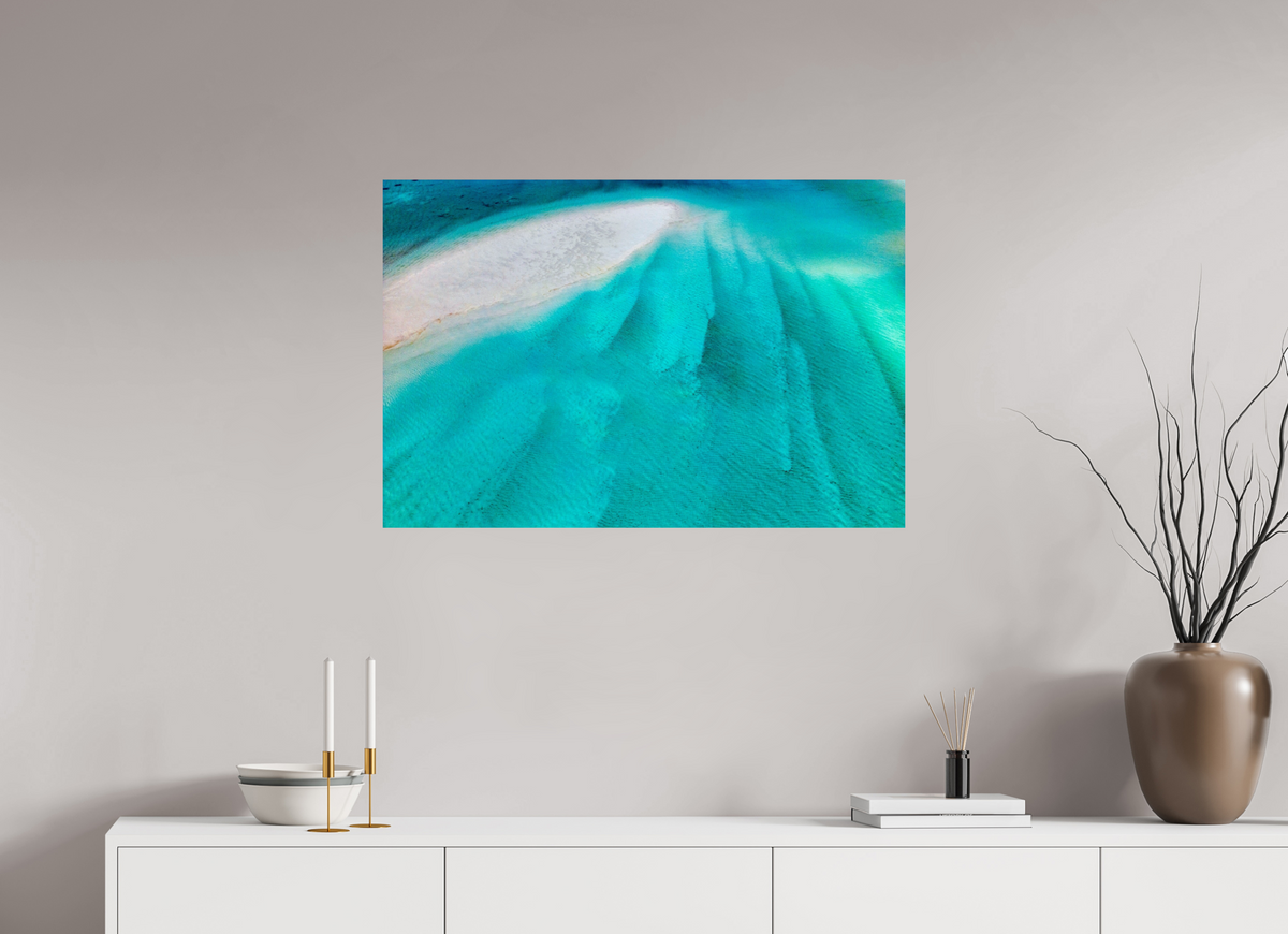 90 x 60 cm, Photo Print On Fuji Crystal DP II Anchored in Blue