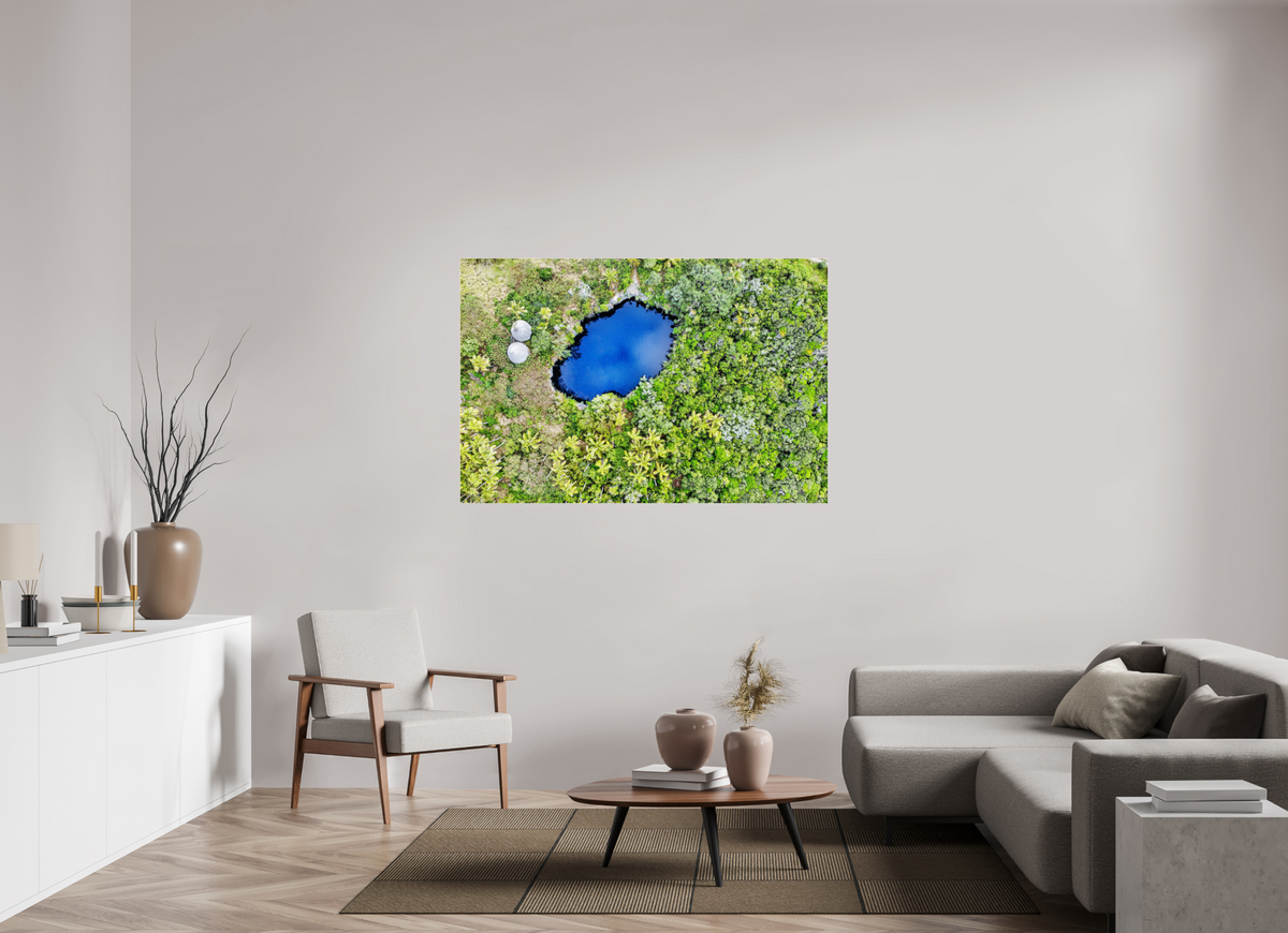 150 x 100 cm, Photo Print Under Acrylic Glass The hidden mirror
