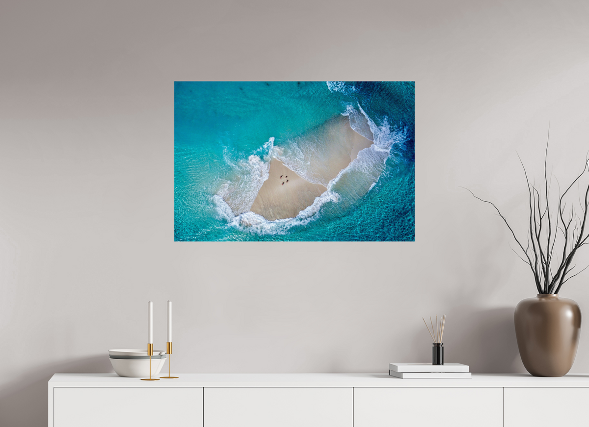 90 x 60 cm, Photo Print Under Acrylic Glass Island of Silence