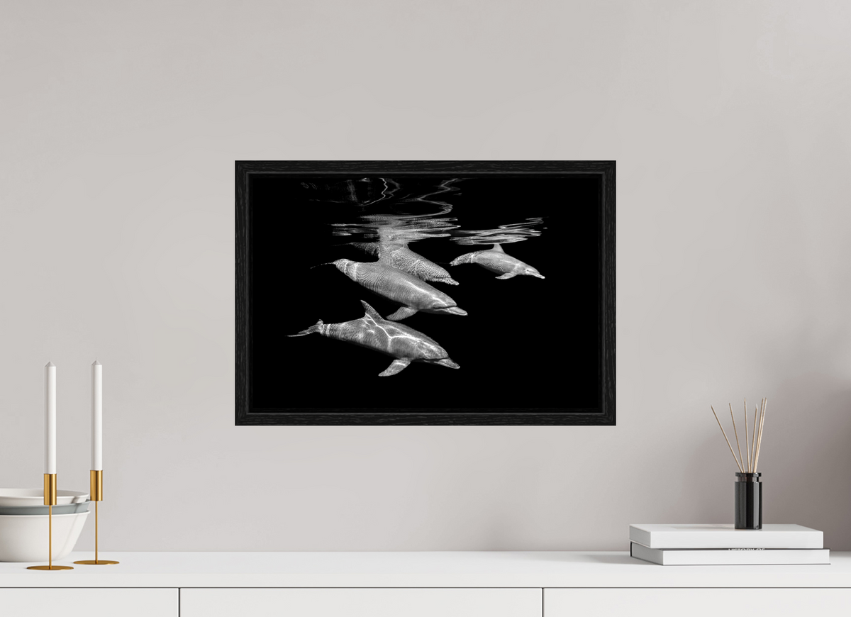 45 x 30 cm, Floater Frame Dressed by the Sea