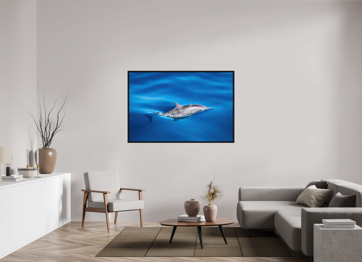 150 x 100 cm, Floater Frame Shape of Water