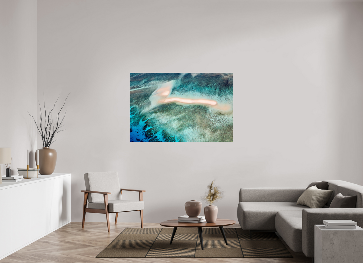 150 x 100 cm, Photo Print Under Acrylic Glass The Sea's Signature