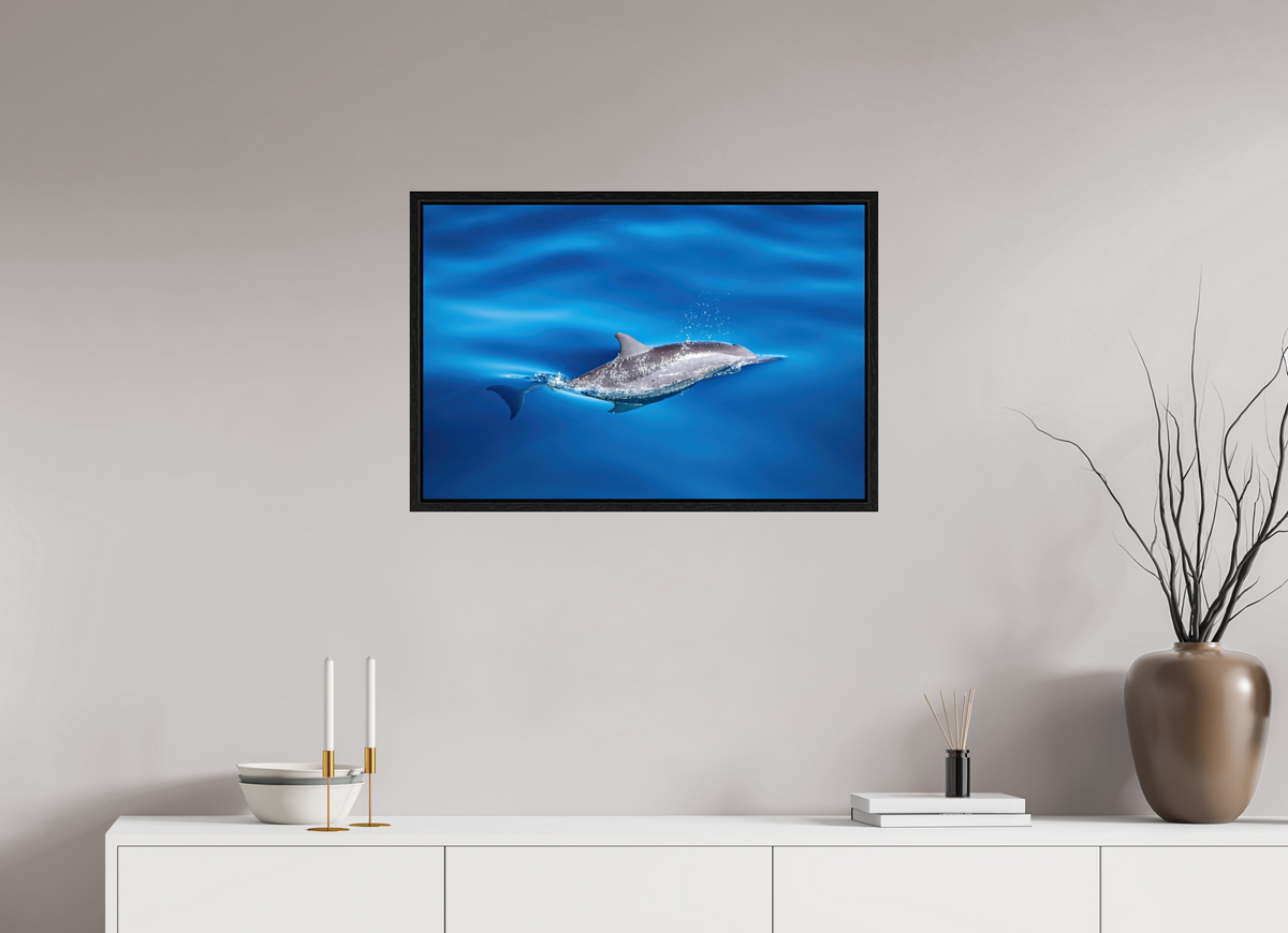 75 x 50 cm, Floater Frame Shape of Water