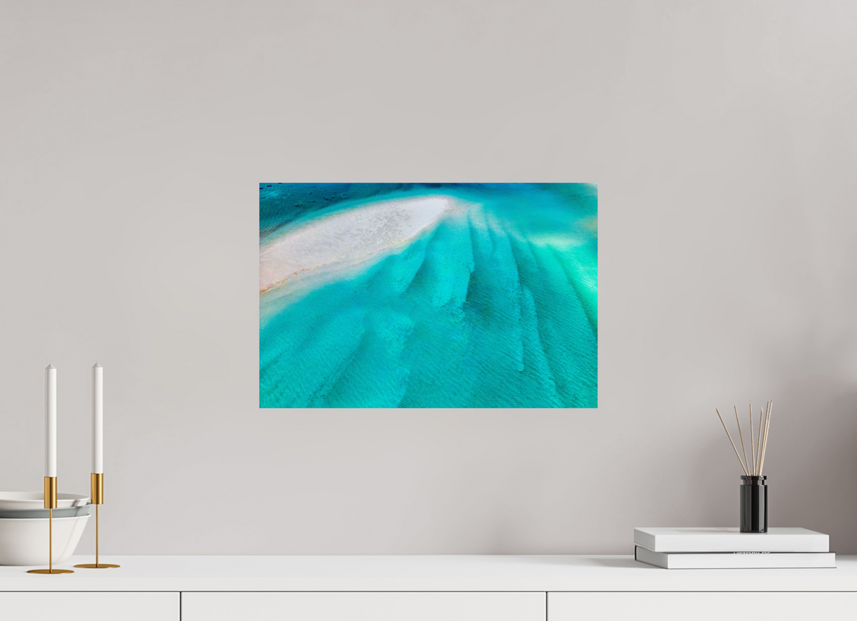 45 x 30 cm, Photo Print On Fuji Crystal DP II Anchored in Blue