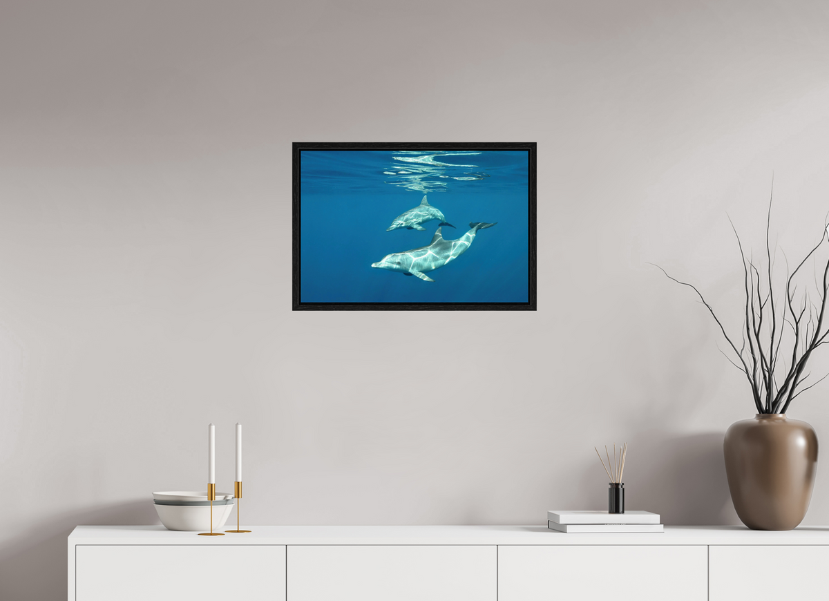 60 x 40 cm, Floater Frame Presentation