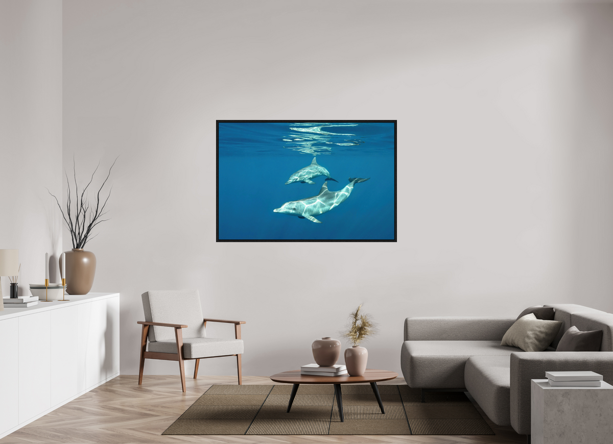 150 x 100 cm, Floater Frame Presentation