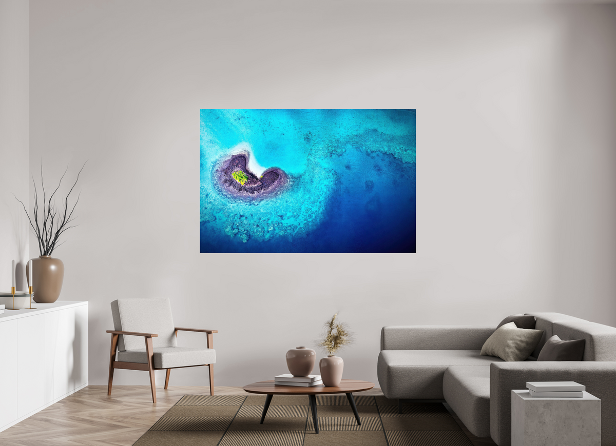 180 x 120 cm, Photo Print Under Acrylic Glass Between waves