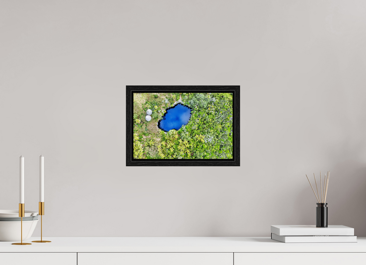 30 x 20 cm, Floater Frame The hidden mirror