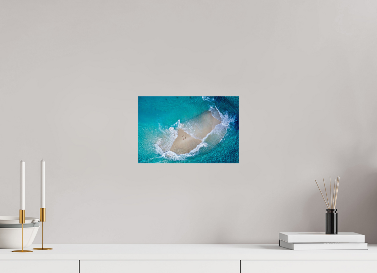 30 x 20 cm, Photo Print Under Acrylic Glass Island of Silence