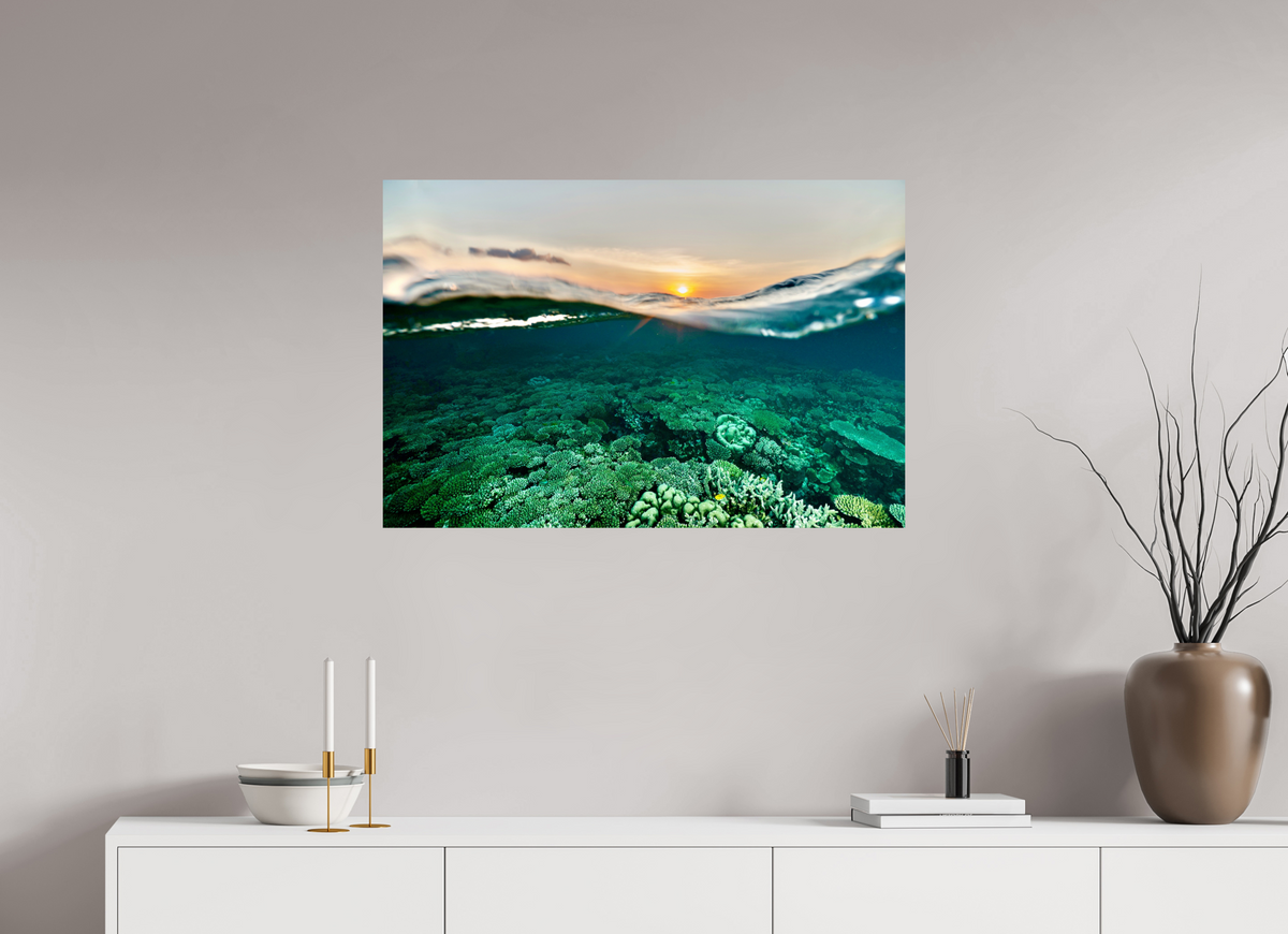 90 x 60 cm, Photo Print On Fuji Crystal DP II Sunrise reef