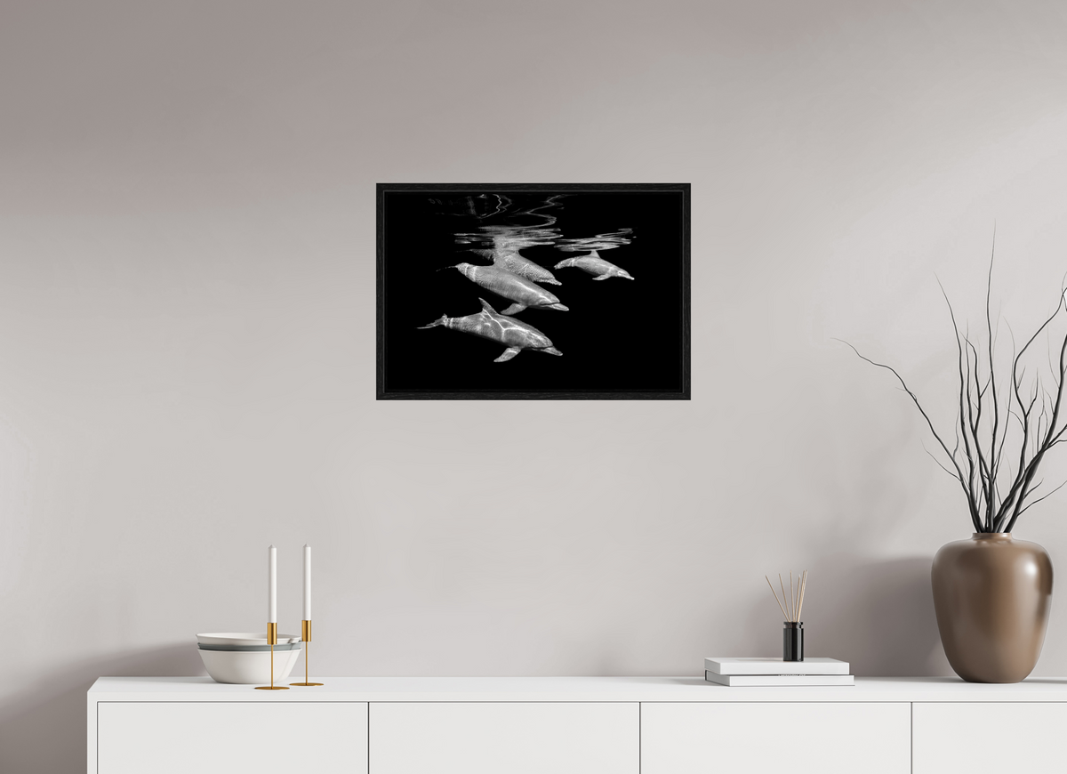 60 x 40 cm, Floater Frame Dressed by the Sea