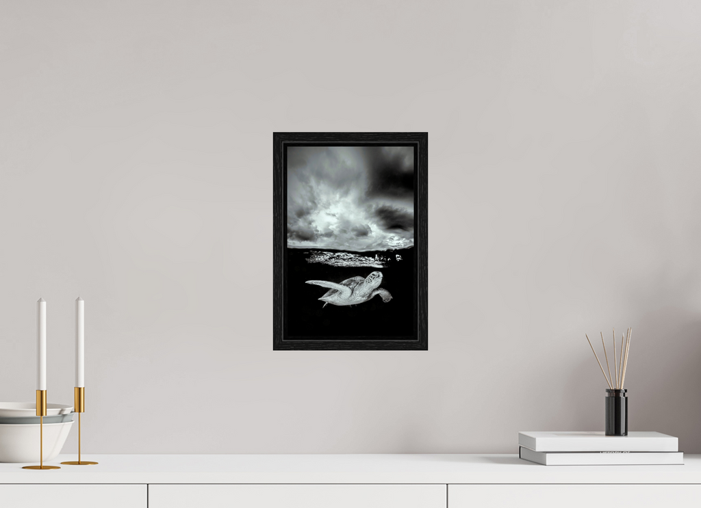 20 x 30 cm, Floater Frame Just Below