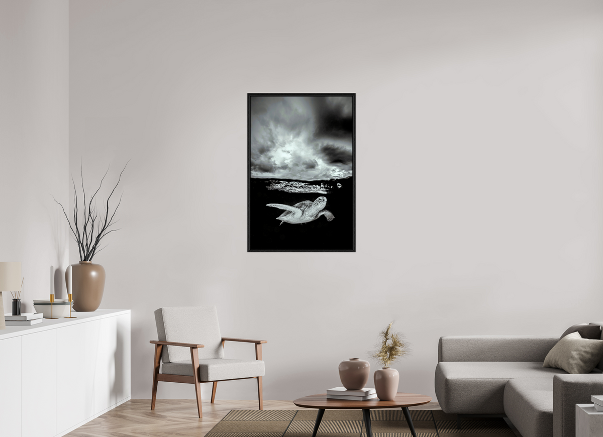 70 x 105 cm, Floater Frame Just Below
