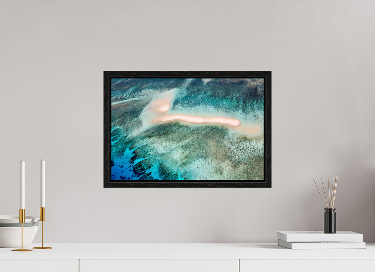 45 x 30 cm, Floater Frame The Sea's Signature