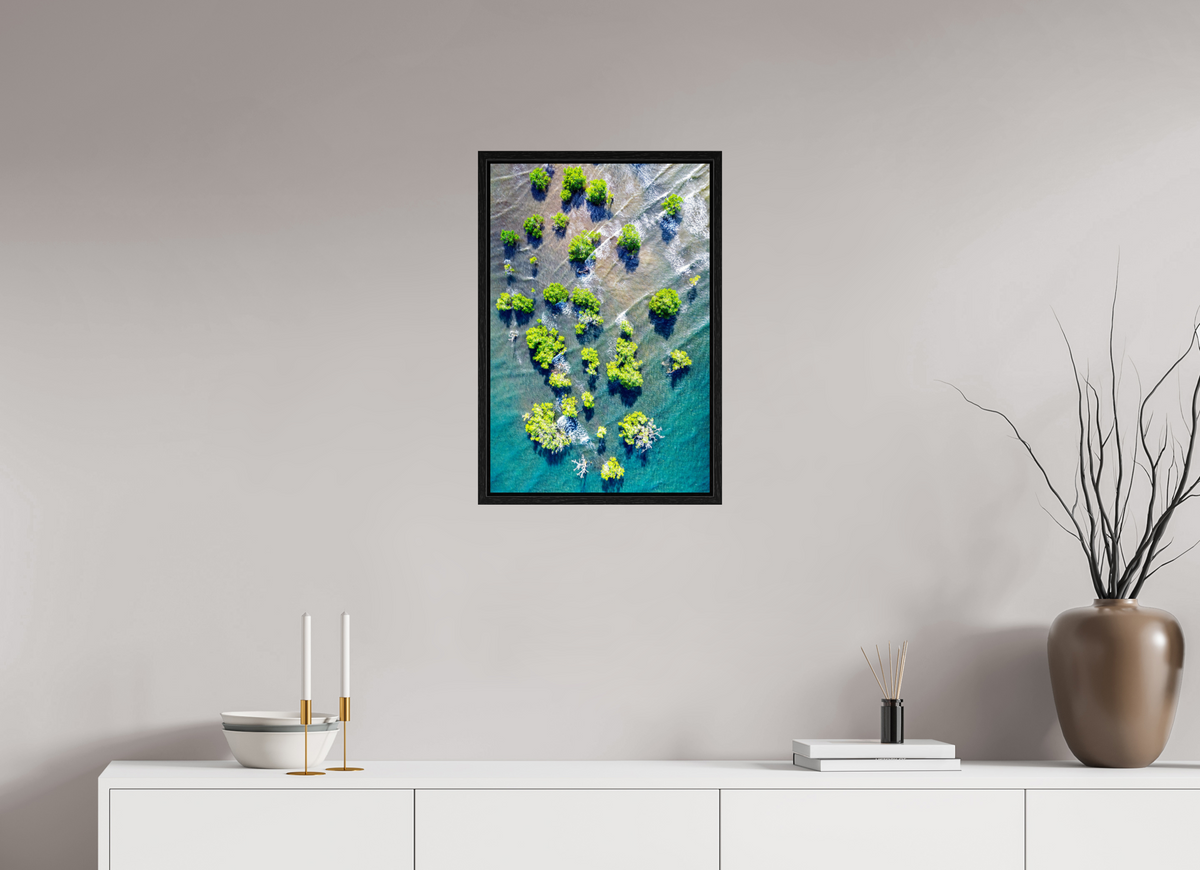 40 x 60 cm, Floater Frame Roots of the Tide