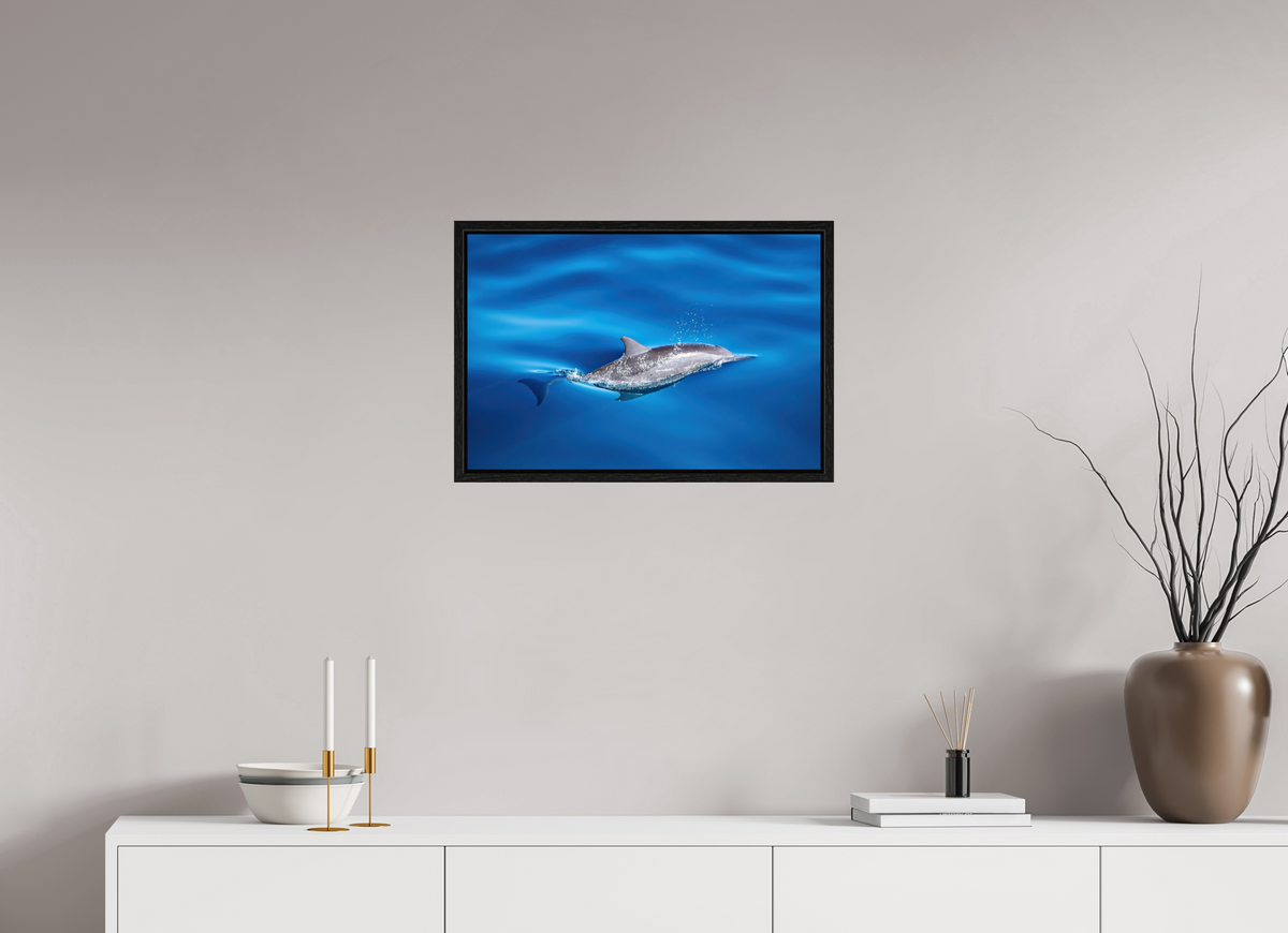 60 x 40 cm, Floater Frame Shape of Water