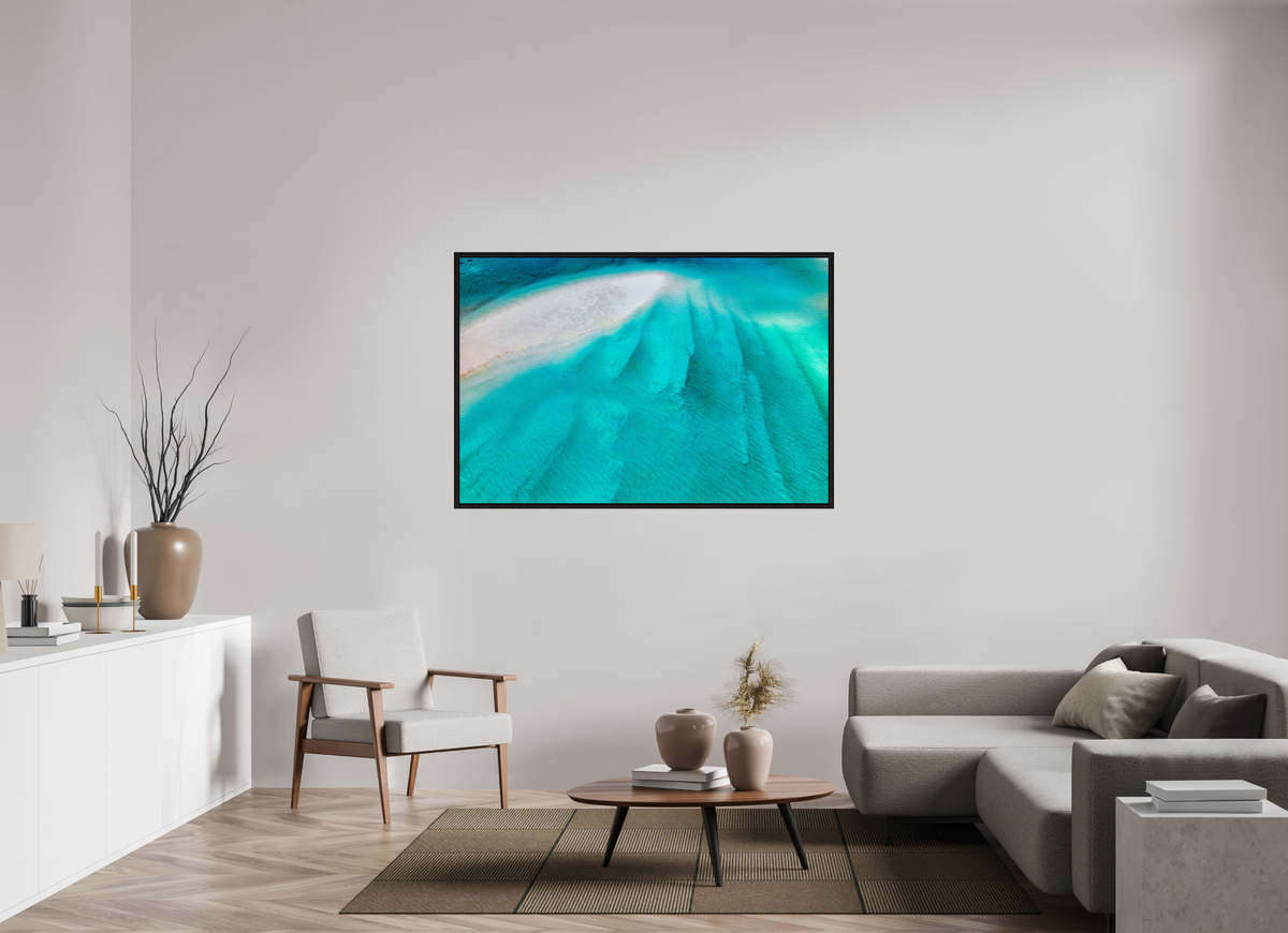 150 x 100 cm, Floater Frame Nature's Brushstroke