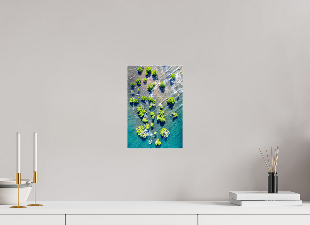 20 x 30 cm, Photo Print Under Acrylic Glass Roots of the Tide