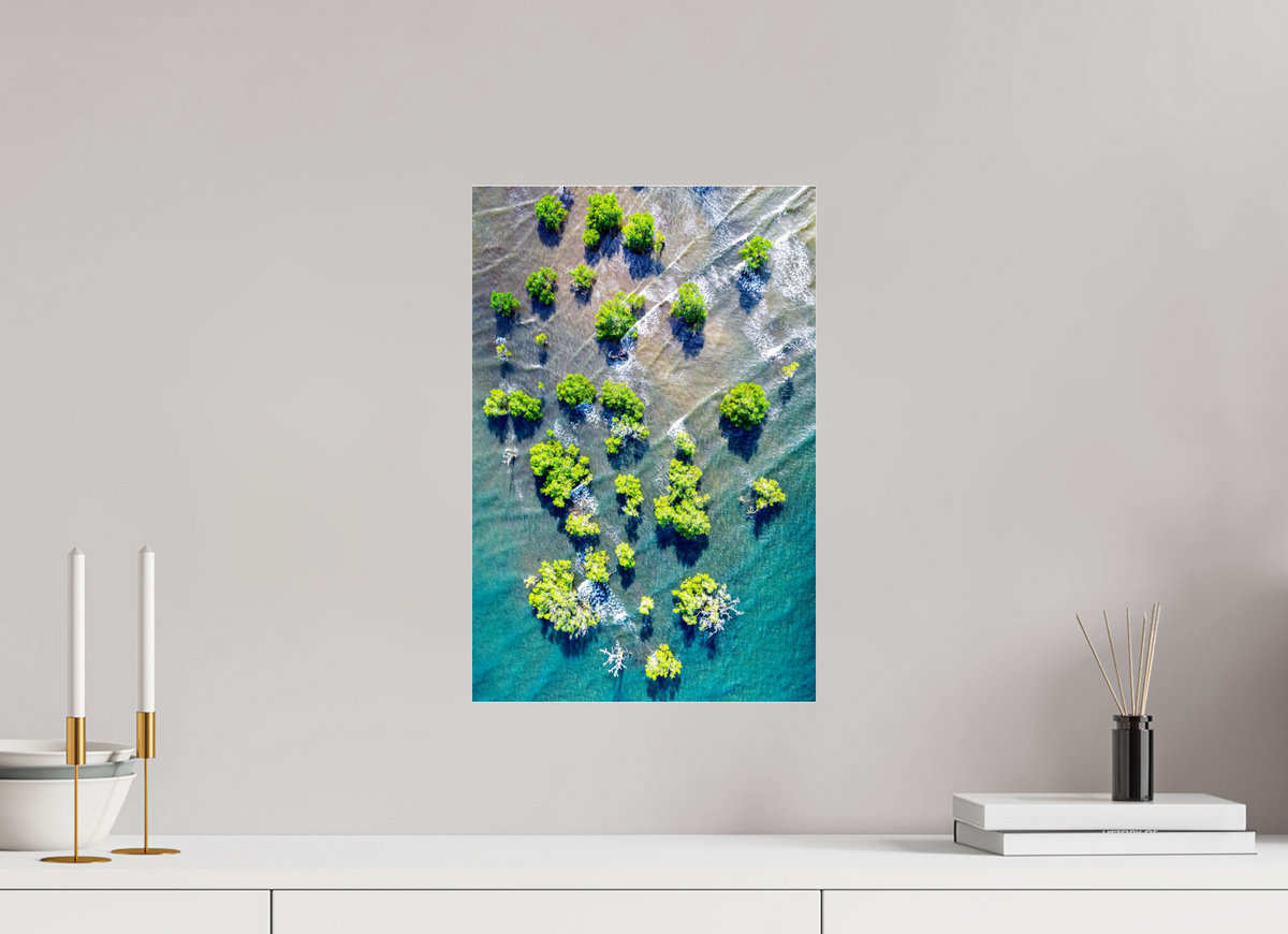 30 x 45 cm, Photo Print Under Acrylic Glass Roots of the Tide