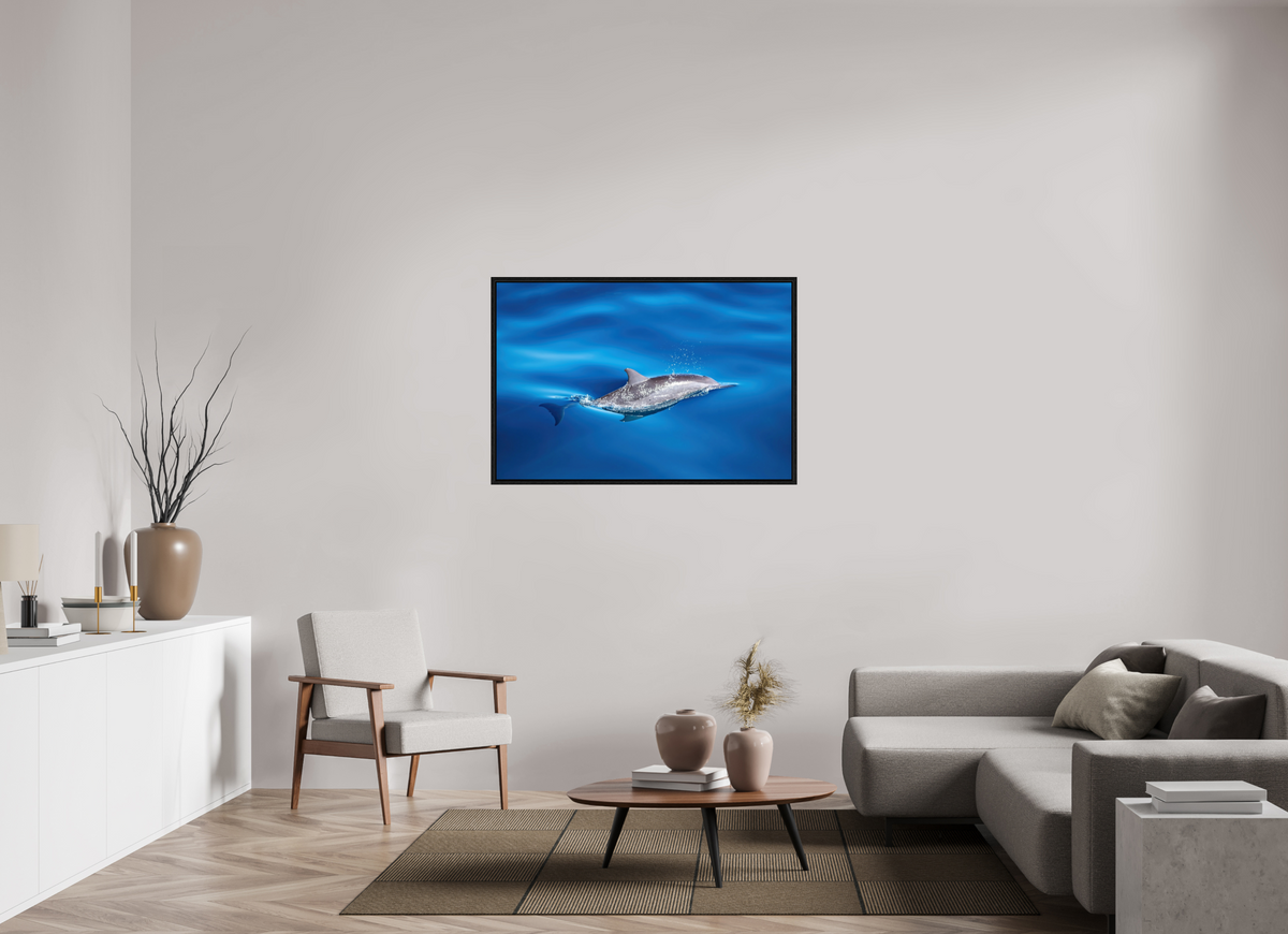 120 x 80 cm, Floater Frame Shape of Water