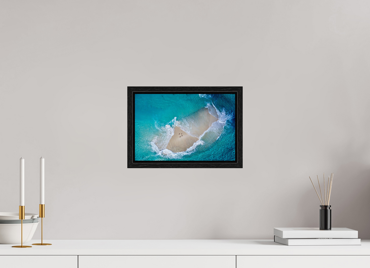 30 x 20 cm, Floater Frame Island of Silence