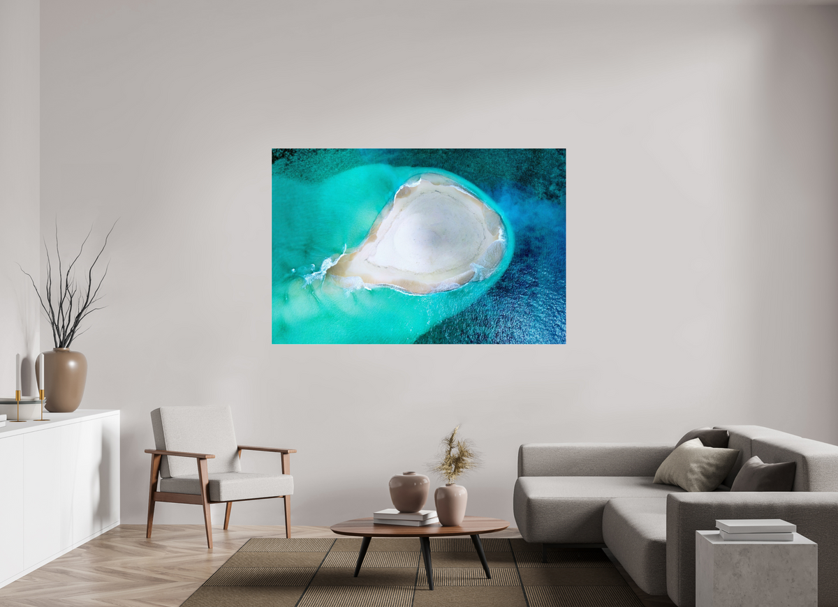 180 x 120 cm, Photo Print Under Acrylic Glass Paradise Island