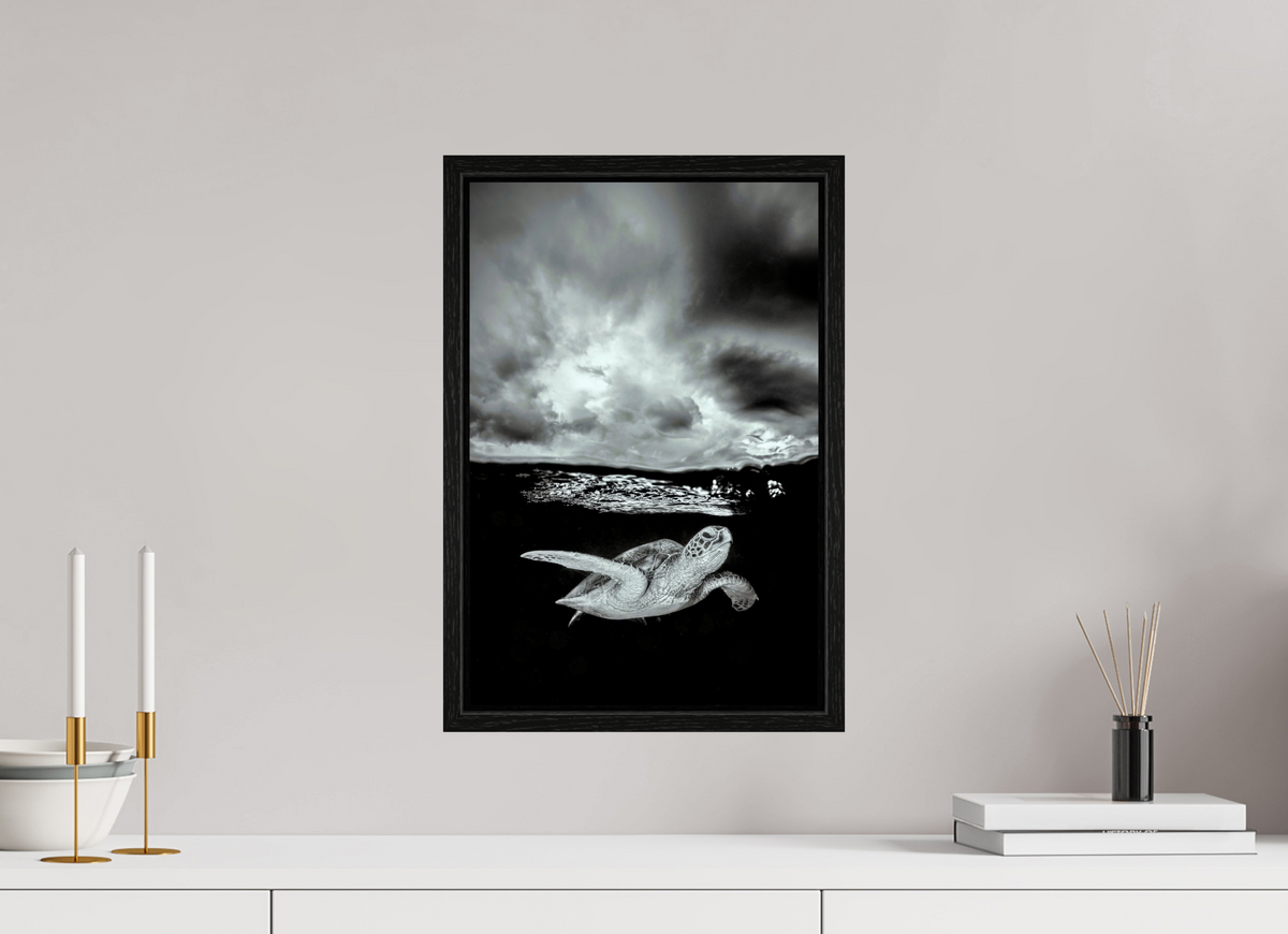 30 x 45 cm, Floater Frame Just Below
