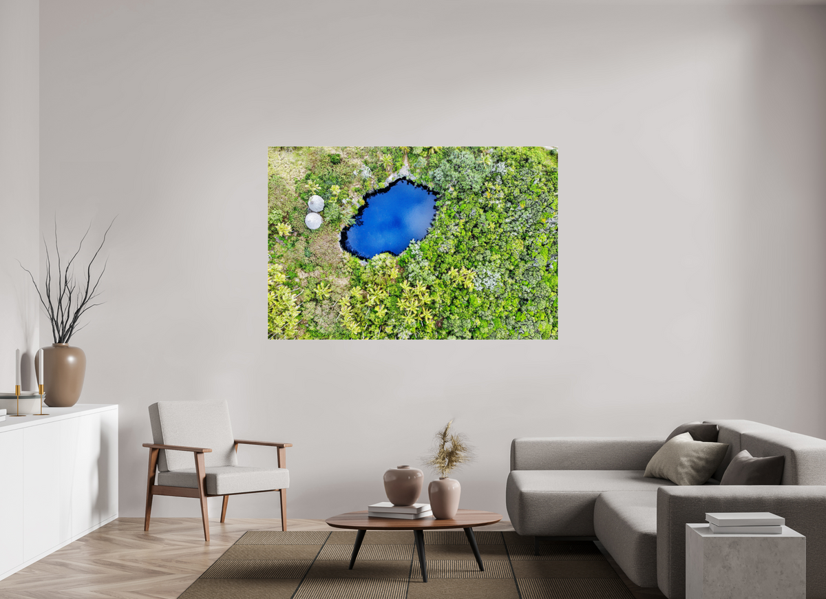 180 x 120 cm, Photo Print Under Acrylic Glass The hidden mirror