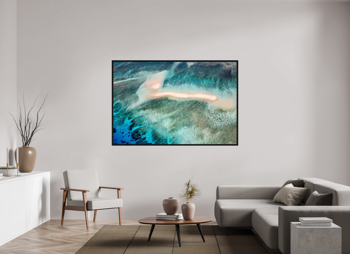 180 x 120 cm, Floater Frame The Sea's Signature
