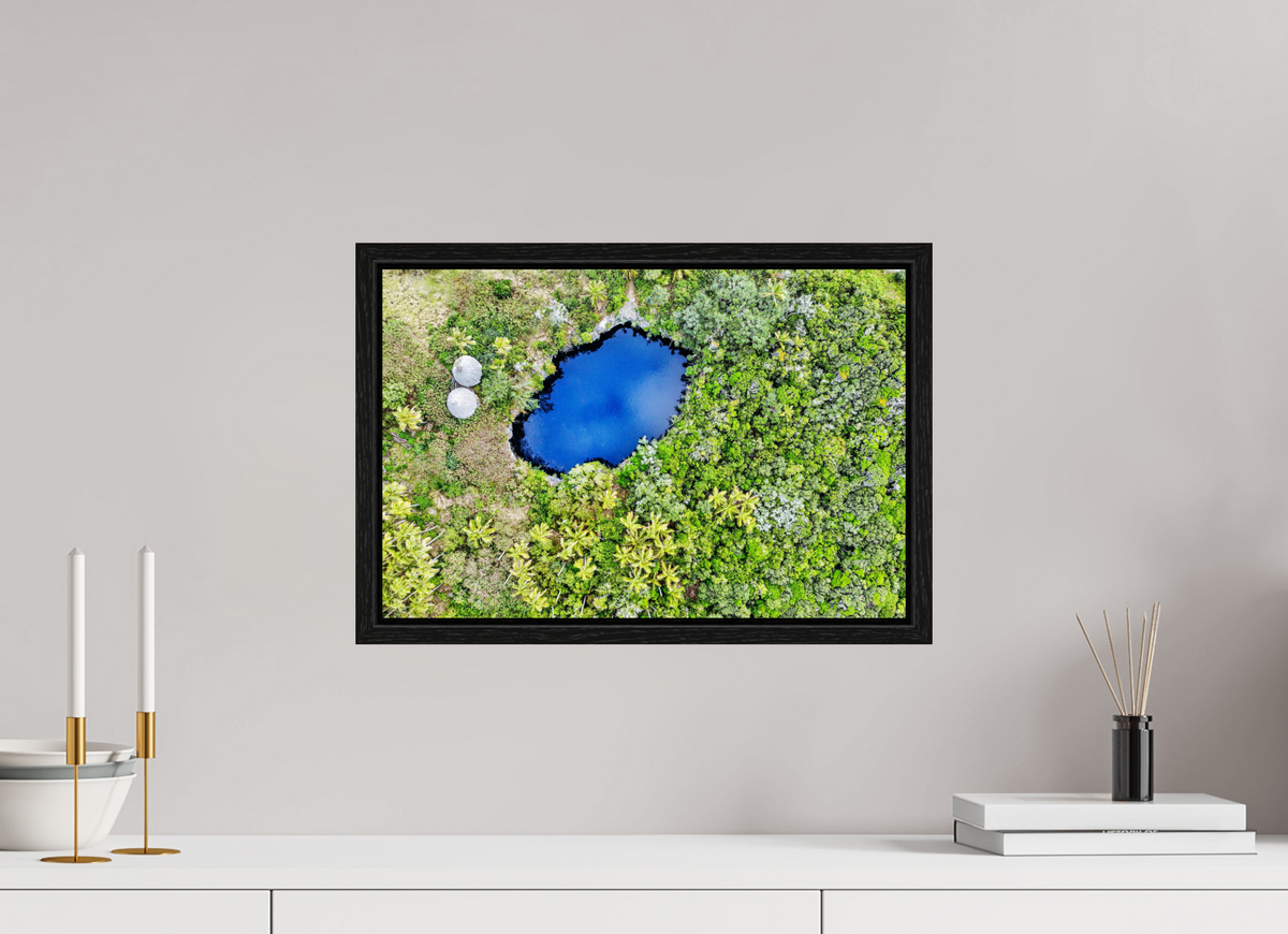 45 x 30 cm, Floater Frame The hidden mirror