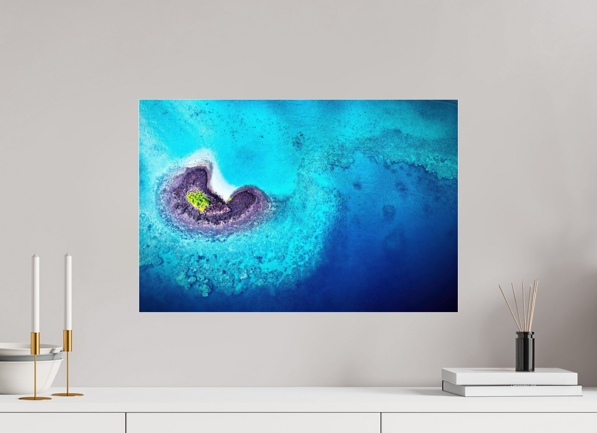 60 x 40 cm, Photo Print Under Acrylic Glass Between waves