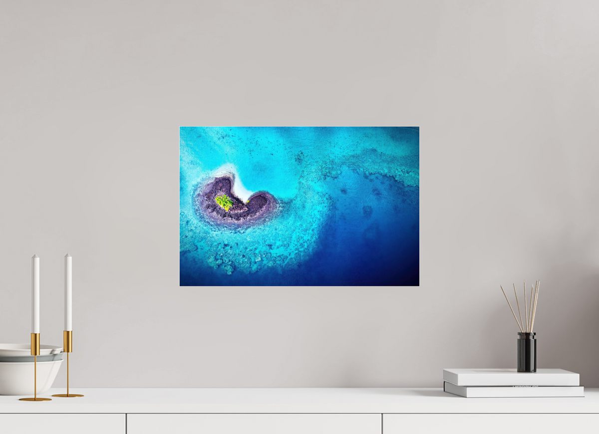 45 x 30 cm, Photo Print Under Acrylic Glass Between waves