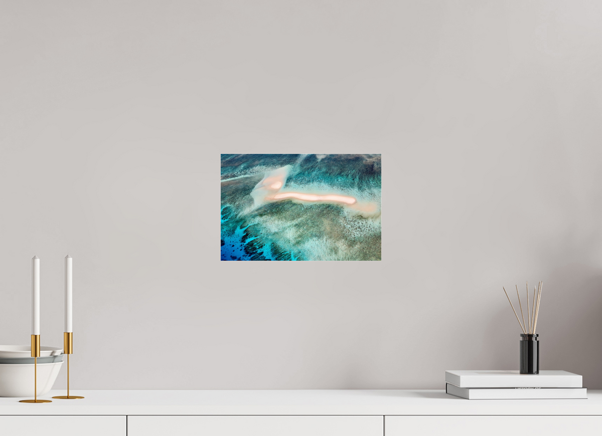 30 x 20 cm, Photo Print Under Acrylic Glass The Sea's Signature