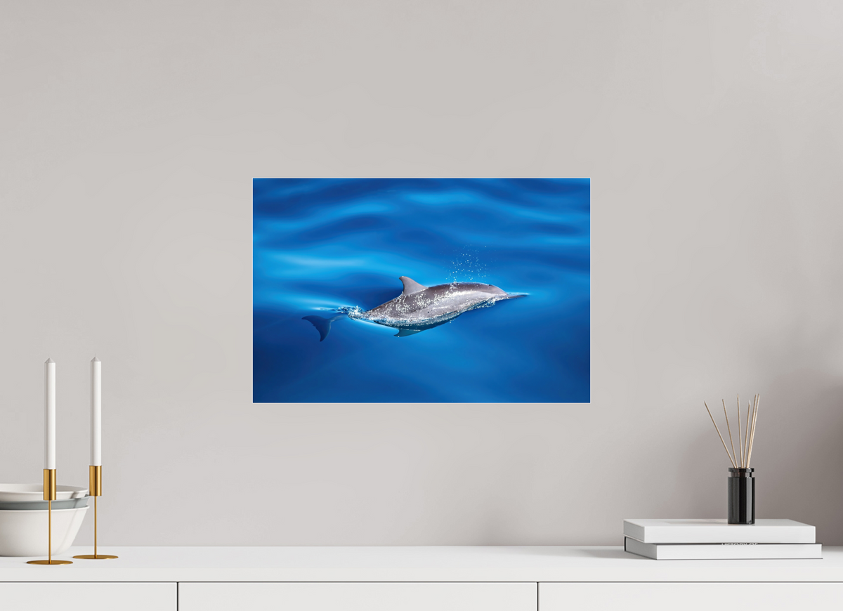 45 x 30 cm, Photo Print Under Acrylic Glass Shape of Water