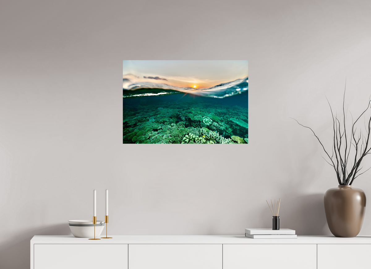 75 x 50 cm, Photo Print On Fuji Crystal DP II Sunrise reef