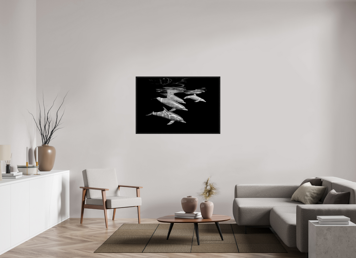 120 x 80 cm, Floater Frame Dressed by the Sea
